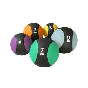 Ballon de médecine en caoutchouc, Logo personnalisé, vente en gros d'usine, balles d'entraînement, de gymnastique, poids de haute qualité, - Product Image 5
