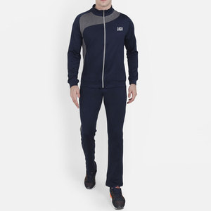 Wholesale Men's Sportswear O-Neck Zipper Hoodie With Matching Joggers Sweat Suit Set - Product Image 6