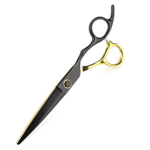 Ciseaux professionnels pour salon de coiffure, Kit de ciseaux haute Performance de 6.0 pouces, en or et noir, pour coiffeur, livraison gratuite - Product Image 5