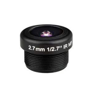 迷你尺寸1/2.7英寸格式F2.2 2.7毫米m12 s安装固定红外板闭路电视摄像机镜头焦距2.7毫米SL-0042