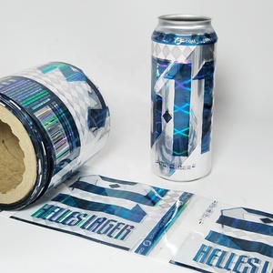 In Ấn Kỹ Thuật Số GH Pvc <span class=keywords><strong>Shrink</strong></span> <span class=keywords><strong>Sleeve</strong></span> Đối Với Bia Có Thể Nhiệt <span class=keywords><strong>Shrink</strong></span> <span class=keywords><strong>Sleeve</strong></span> Nhãn Chai Tay Áo Lạnh Foil Holographic - Product Image 4