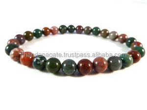 <b>Bracelet</b> Indian Fancy jasper Stone Crystal <b>Bracelet</b> Natural Gemstone Fashion Jewelry Men and Women Gift Energy Meditation - Product Image 6