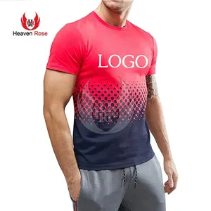 Camisetas sublimadas de varios colores para hombres, camisetas de diseño único personalizado para jóvenes y adultos