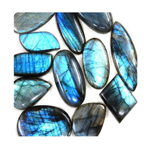 อัญมณีหลวมไฟลาบราดอไรต์สีฟ้าธรรมชาติส่งตรงจากผู้ผลิต - Product Image 1