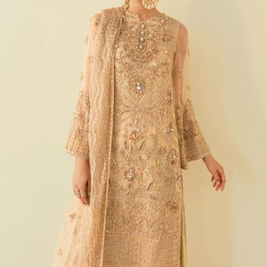 Vestido de fiesta de manga larga para mujer, bordado personalizado, venta al por mayor - Product Image 3