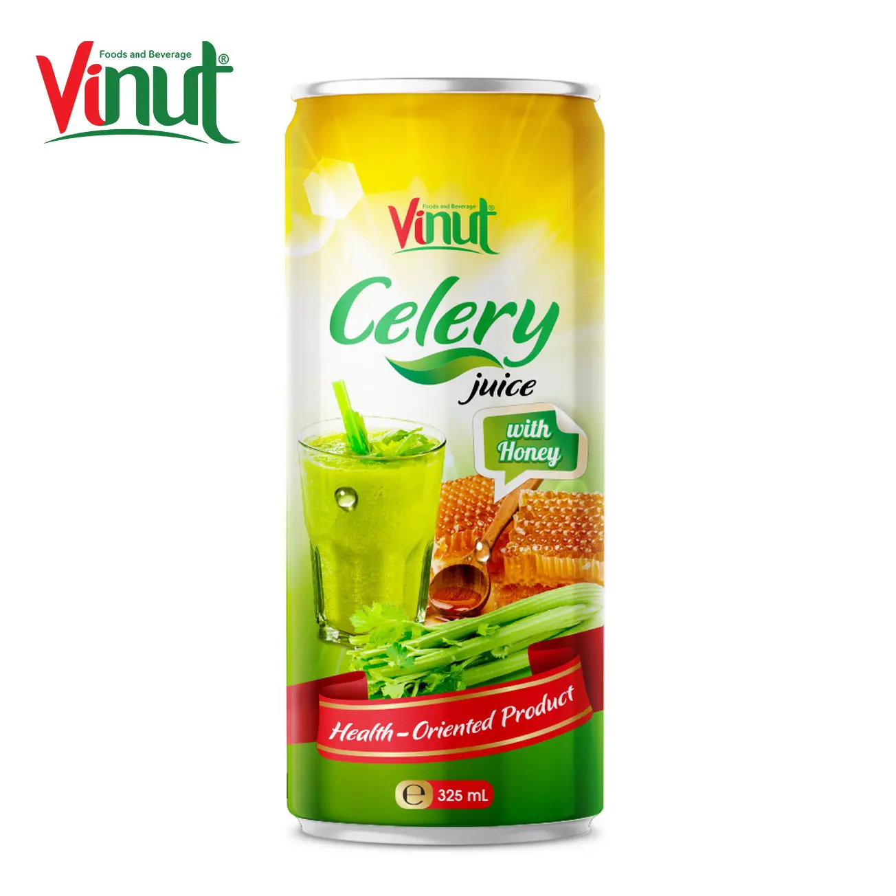 350ml VINUT Healthy Drink 100% Celery Juice Drink with Honey celery celery price Oem Factory