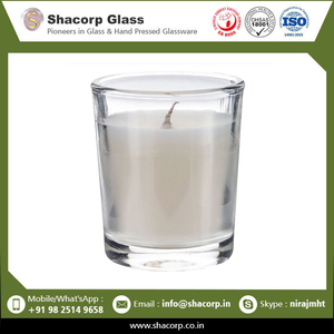 Fabricant indien de verre à bougie Verre à bougie moderne au prix de gros - Product Image 5