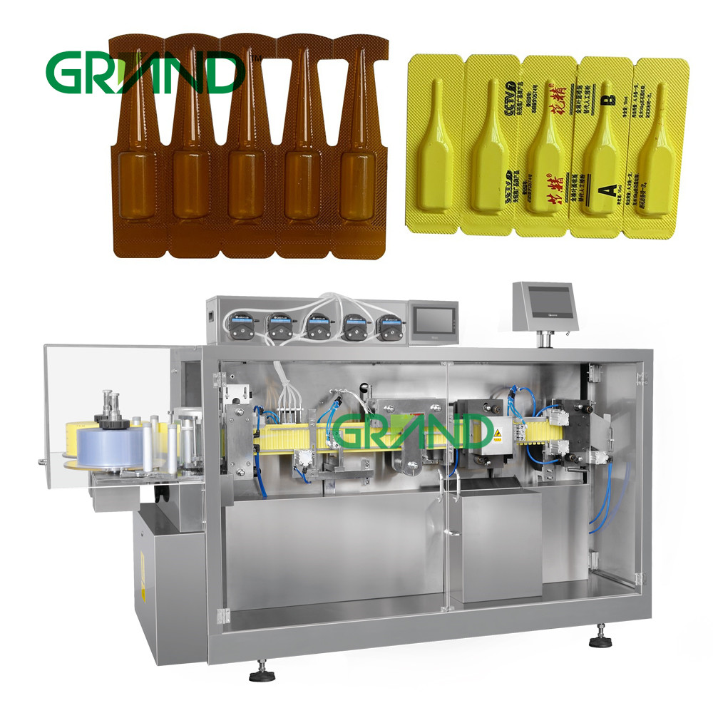 6000 шт./час, машина для запечатывания пластиковых бутылок ампул объемом 10 мл