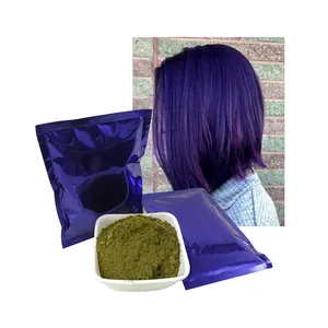 Poudre de feuilles d'indigo, meilleure vente, couleur de cheveux naturelle, couleur de cheveux, fabricant, exportation, poudre d'indigo pour cheveux, marque privée OEM