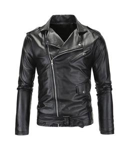 Chaqueta de cuero impermeable unisex, chaqueta de lana lavable y a prueba de viento con cuello levantado, fina y sostenible para hombres y mujeres - Product Image 4