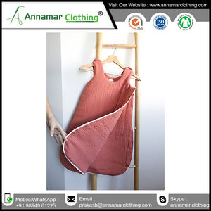 Lightweight Pure Organic Cotton Outdoor Pure Organic Cotton Muslin Sleeping Bag - Product Image 2