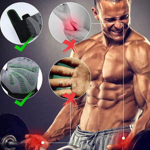Guantes de levantamiento de pesas para entrenamiento, protectores de palma para deportes al aire libre, marca privada - Product Image 4