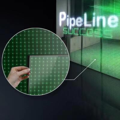 Colorful Programmable Flexible Screen Transparent LED Film Display