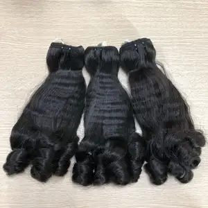 วิกผมคนเวียดนาม,ผมคนกัมพูชาดิบบริสุทธิ์จัดเต็มหนังกำพร้าชิดผู้ขายผมผู้บริจาคหนึ่งราย - Product Image 1