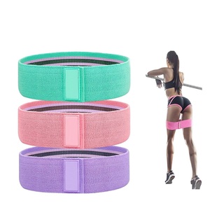 Bandas de resistencia para hacer ejercicio en la cadera, tejido para glúteos, Yoga, 3 unidades - Product Image 1