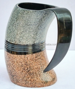 Taza vikinga con cuerno Natural, tazón para beber, para casa, Hotel y restaurante - Product Image 1