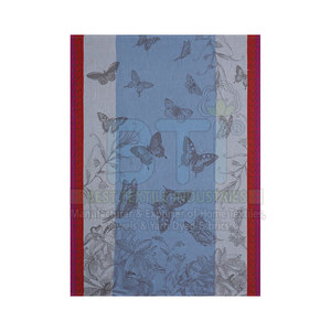 Torchon de cuisine Jacquard personnalisable haut de gamme torchon en coton réutilisable avec motif imprimé pas cher et auto-conçu - Product Image 1