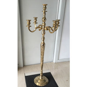 Venta al por mayor de candelabros de cristal de 5 brazos para la decoración de mesa Centros de mesa de boda Centros de Mesa de la mejor calidad - Product Image 5