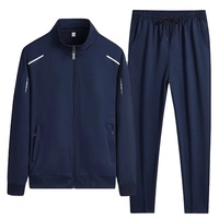 Ensemble de survêtements décontractés pour hommes Spring Brand, imprimé personnalisé, à capuche, 100 % coton, respirant, coupe-vent, léger