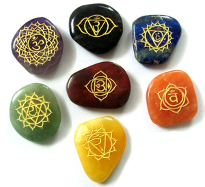 Wholesaler of Chakra Unshape Set With Om : Chakra Unshape Set With Om for Sale - Product Image 1