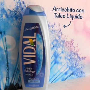 Espuma de Baño Vidal 250ml, Líquido Hidratante con Talco para Mujeres Adultas - Product Image 4