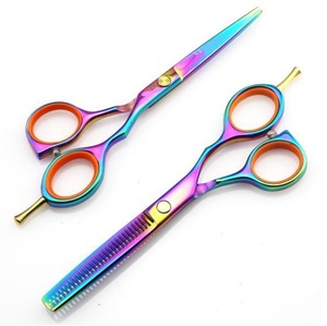กรรไกรตัดผมทำสี,กรรไกรช่างตัดผมทำจากไทเทเนียมมีหลายสี - Product Image 3