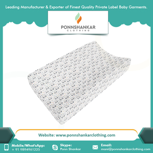 Housse original en coton biologique pour bébé, tapis à langer - Product Image 3