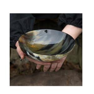 Cuenco de cuerno de alta calidad con cuchara Nuevo cuenco de caviar de cuerno con tamaño personalizado para uso en fiestas de restaurantes en casa - Product Image 3