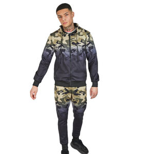 Chándal informal con cremallera de alta calidad para hombre, chándal de sublimación de diseño personalizado con tela transpirable - Product Image 4