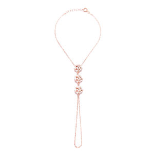 Colgante geométrico de Plata de Ley 925 con forma de Baguette, pulsera elegante, hecha a mano, joyería turca - Product Image 1