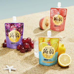 OEM Konjak-Gelee-Getränk Salzige Zitronengeschmack 130g Fettfrei/ Ohne Konservierungsstoffe /Halal /Kalorienarm - Product Image 3