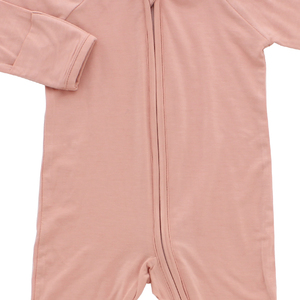 Pijama Unisex para bebé con cremallera, ropa de dormir de fibra de bambú, Spandex, fabricante profesional - Product Image 4