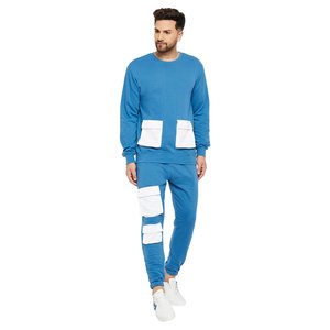 Conception personnalisée de votre propre survêtement deux pièces tissu Polyester uni respirant Sublimation vêtements de sport Slim Fit pour unisexe - Product Image 4