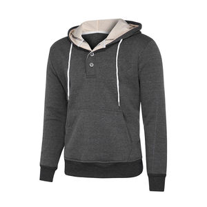 Sudaderas con capucha cálidas de invierno de lana de algodón de alta calidad Unisex, nuevo estilo, capucha larga, bordado personalizado, sudaderas con capucha de talla grande para hombre - Product Image 2