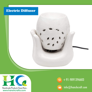 Premium <b>Ceramic</b> Electric Aroma Oil <b>Diffuser</b> Lamp Handcrafted Table <b>Diffuser</b> | Essential Oil Burner for Home Spa Decor Relaxation - Product Image 4