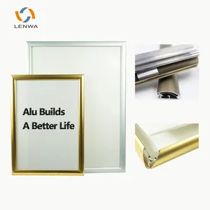 Lenwa nhà máy nhôm <span class=keywords><strong>Snap</strong></span> khung cho quảng cáo Áp phích hình ảnh khung hình hồ sơ - Product Image 1