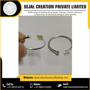 Anillo de plata esterlina 925 de alta calidad, hallazgos de joyería, increíble precio a granel para sus necesidades de artesanía - Product Image 4