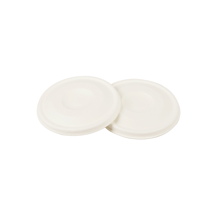 Sugarcane Dome Lids For Compostable Custom Disposable Coffee Cup Lid