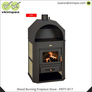 650X550X1160 Mm ประสิทธิภาพความร้อนสูงการเผาไหม้ไม้อิสระเตาผิงเตา - Product Image 4