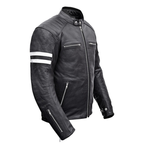 Blouson en cuir pour homme, vente exceptionnelle, plus long pour faire du vélo, Protection Prime, EN17092 - Product Image 6