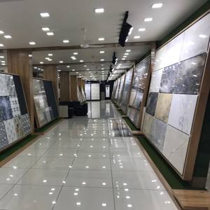 Carreaux de sol en porcelaine 600x1200mm, aspect cuir, résistants aux acides, motif moderne et élégant, pour villa - Product Image 2