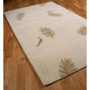 Tapis en laine à poils longs élégant et moderne, fait à la main, avec motif floral, antidérapant et écologique, revêtement de sol de luxe pour la maison/l'hôtel - Product Image 3