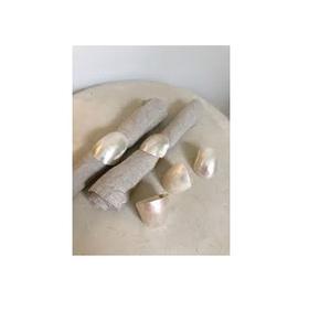 Latest Design <b>Mother</b> of Pearl Napkin <b>Ring</b> boll Design and Steel <b>Ring</b> for Dinner Tableware MOP Napkin Holder for Sale - Product Image 5