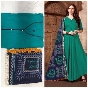 Robe longue indienne pour femmes, en coton slub imprimé numérique, vêtements décontractés les plus beaux, prêt-à-porter, prix de gros bas - Product Image 2