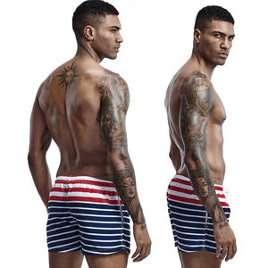 Custom Your Own Fashion Design Sublimation Printing Men's Polyester Spandex Fabric Swim Beach Shorts - Product Image 6