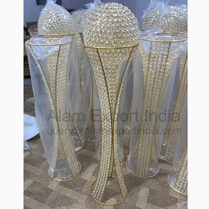 Trofeo de centro de mesa de boda de oro nuevo - Product Image 3
