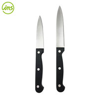 Meilleur ensemble de 2 couteaux de cuisine en acier inoxydable, un couteau à éplucher et un couteau utilitaire, avec design ambidextre et construction durable
