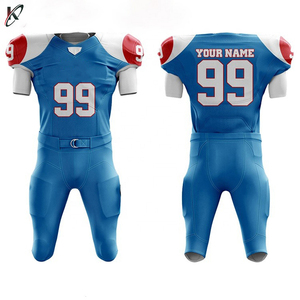 Ropa Deportiva de Fútbol Americano Personalizada de Alta Calidad, Tallas Grandes, Transpirable, de Secado Rápido, Antibacteriana, con Estampado Sublimado en Spandex/Poliéster - Product Image 2