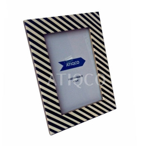 High Quality Luxury Handcrafted Bone Inlay <b>Photo</b> <b>Frame</b> New <b>Black</b> White Wooden Picture <b>Frame</b> Digital Print Bone MDF Picture Resin - Product Image 1
