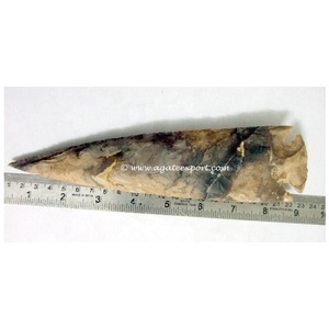 Pointes de flèches d'agate indienne 2 pouces: vente en gros. - Product Image 1
